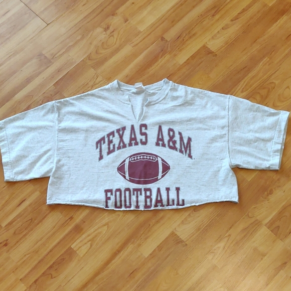 All Conference Tops - Handmade Texas A&M crop top